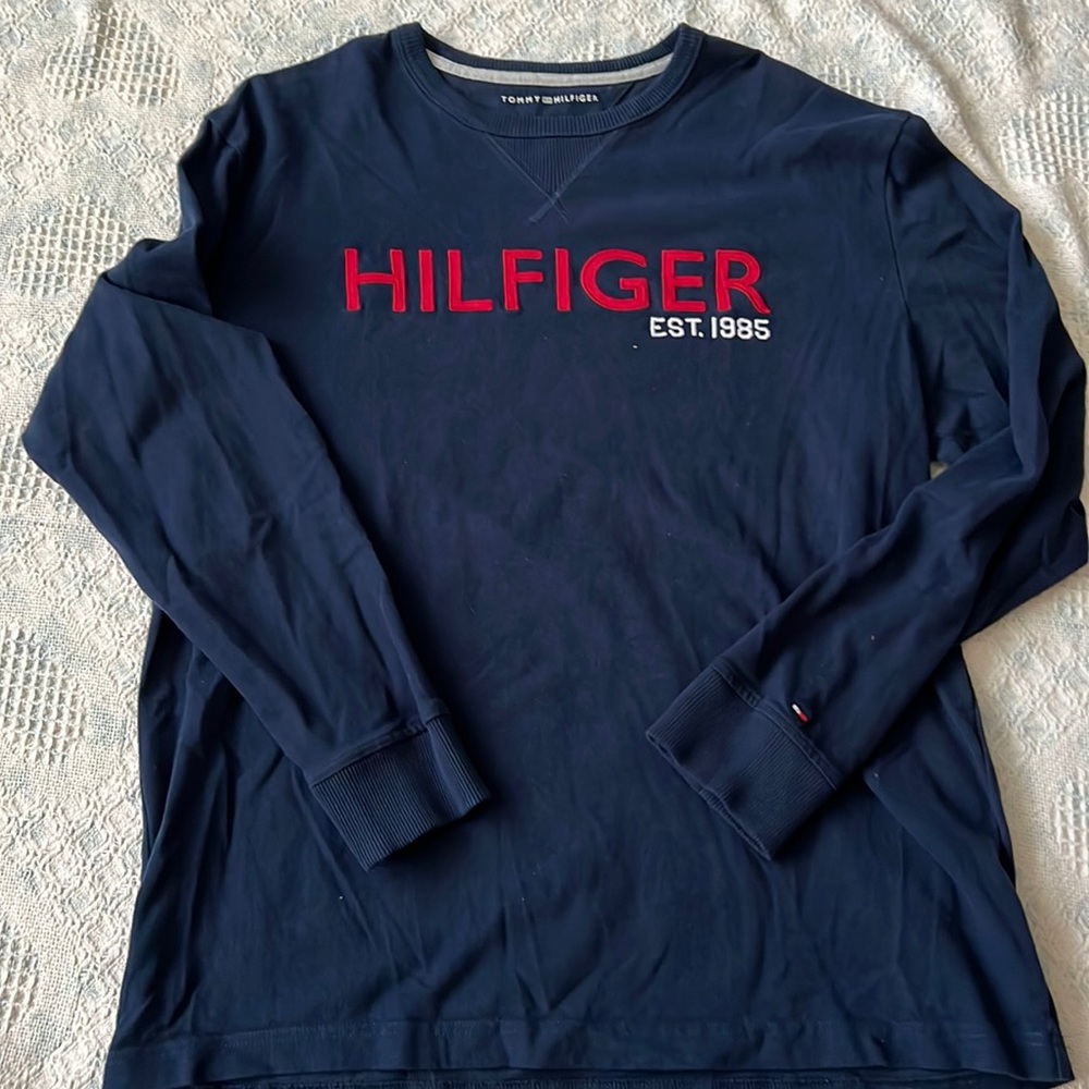 MENS XL TOMMY HILFIGER LONG SLEEVE TOP
